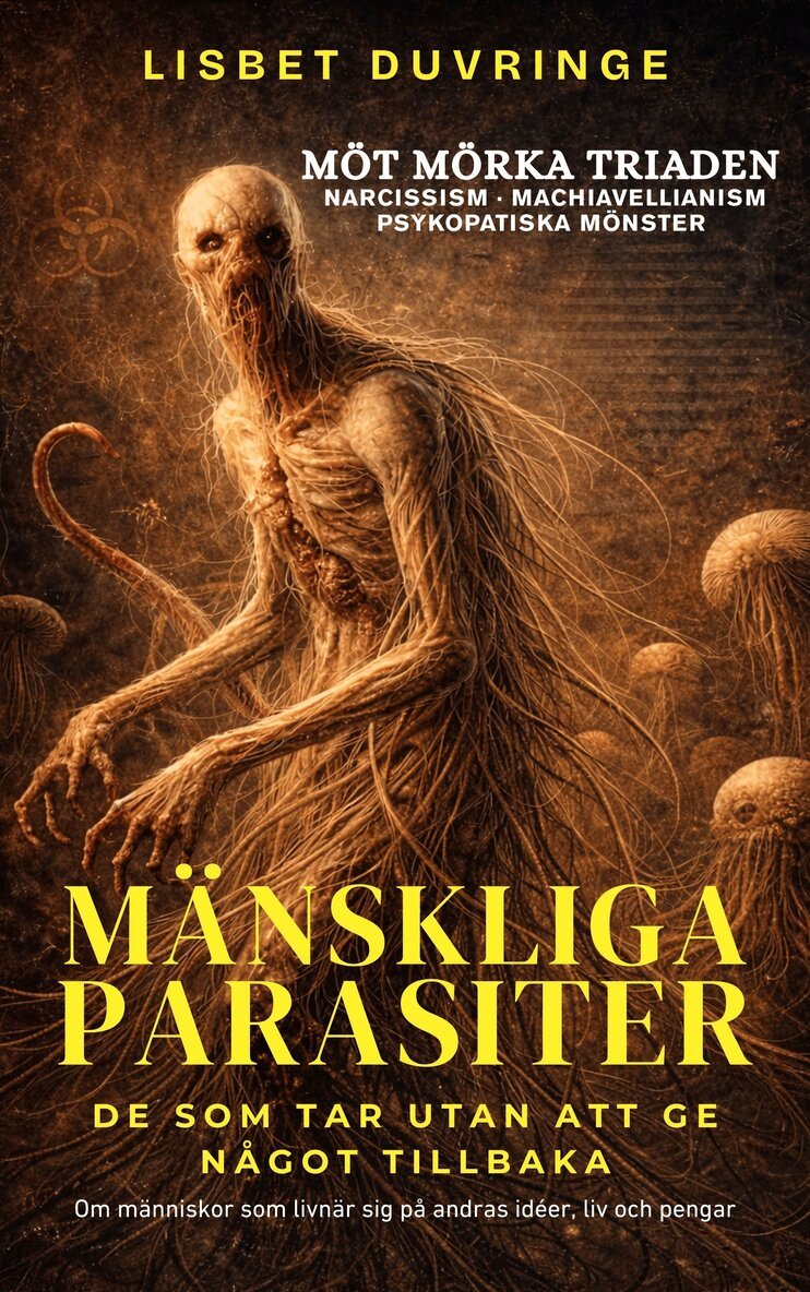 Mänskliga parasiter, bokomslag